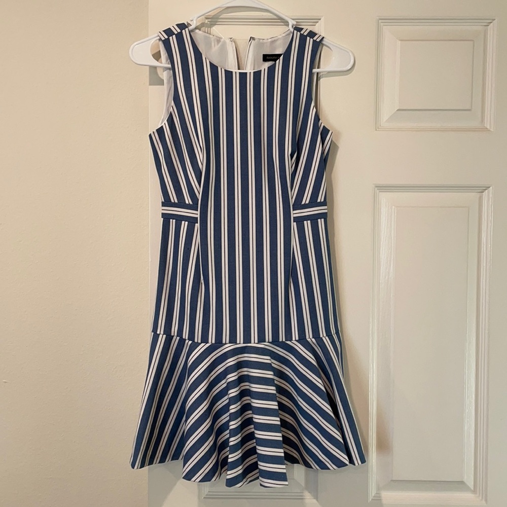 Blue and white dress from Banana Republic - never worn + tags still on
